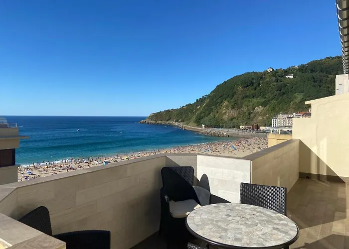 Brisasvtsansebastian In Zurriola Beach, Penthouse, Sea Views San Sebastián